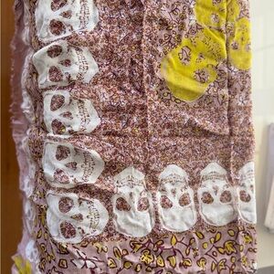 Zadig & Voltaire Pink and Yellow Scarf